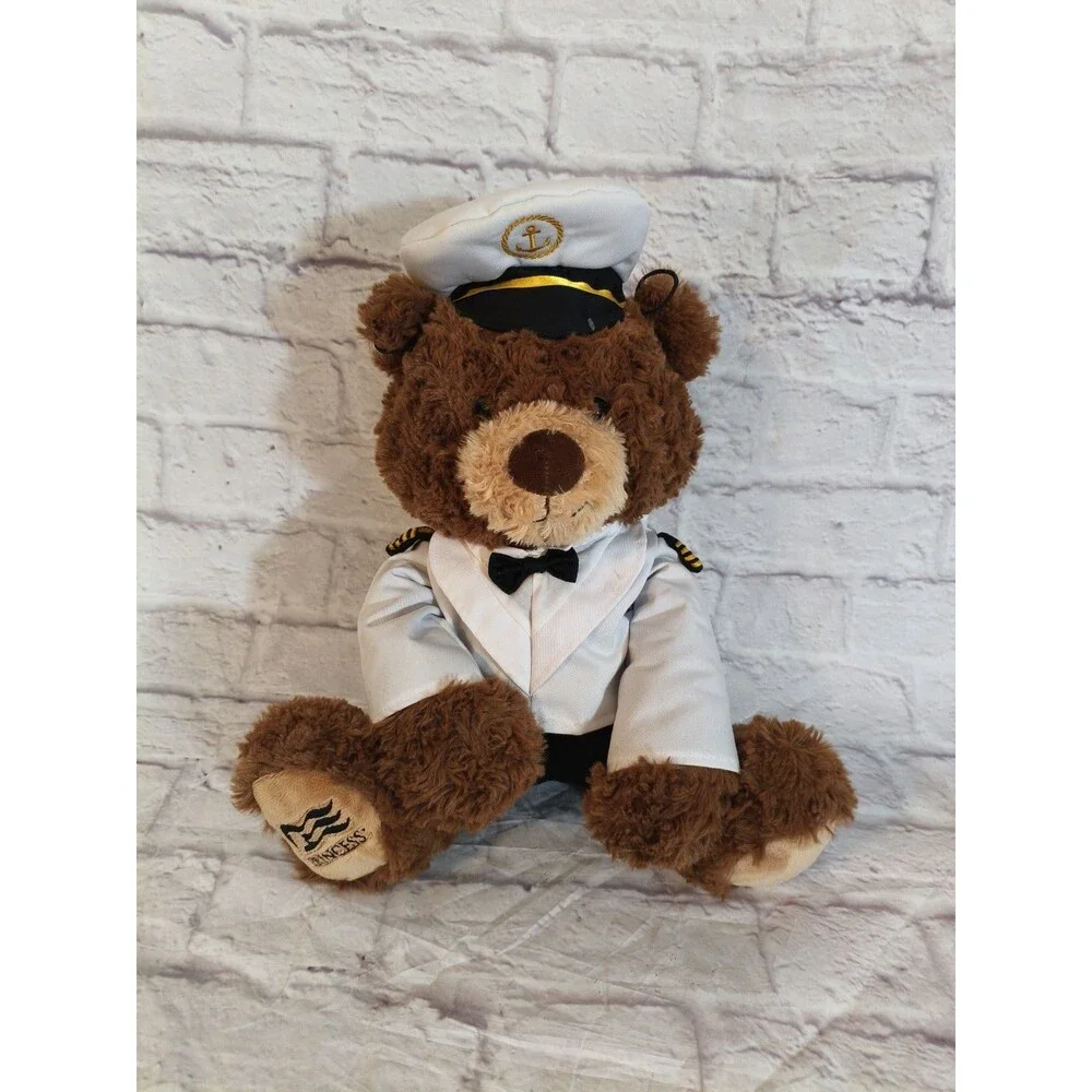 Princess Cruises Captain Stanley Teddy Bear Plush Stuffed Animal 13” New W/O Tag